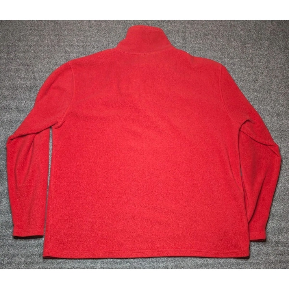 Coca Cola Brand Mens Long Sleeve Fleece Quart Zip Pull Over Size XL Extra Large - Picture 8 of 9